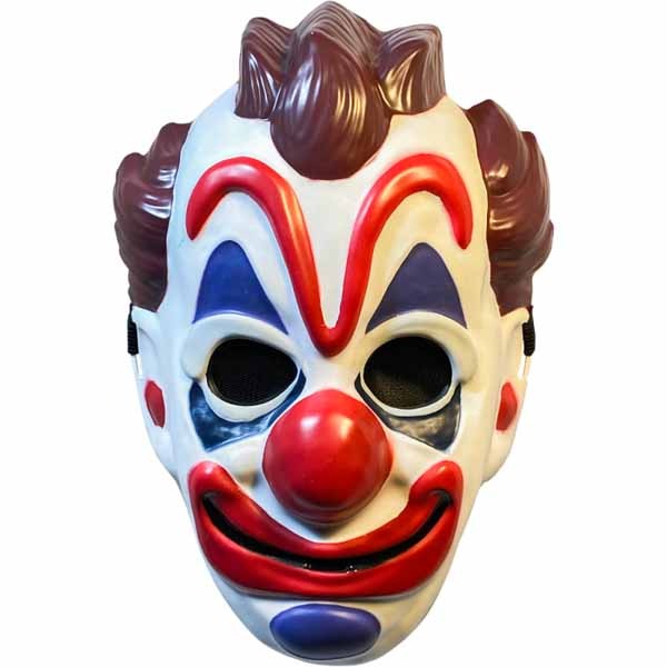 Haunt Clown Injection Molded Plastic Mask
