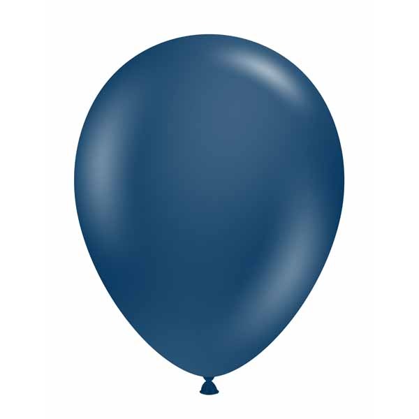 TUFTEX Naval Navy Blue 17-Inch Latex Balloons, 50 Count