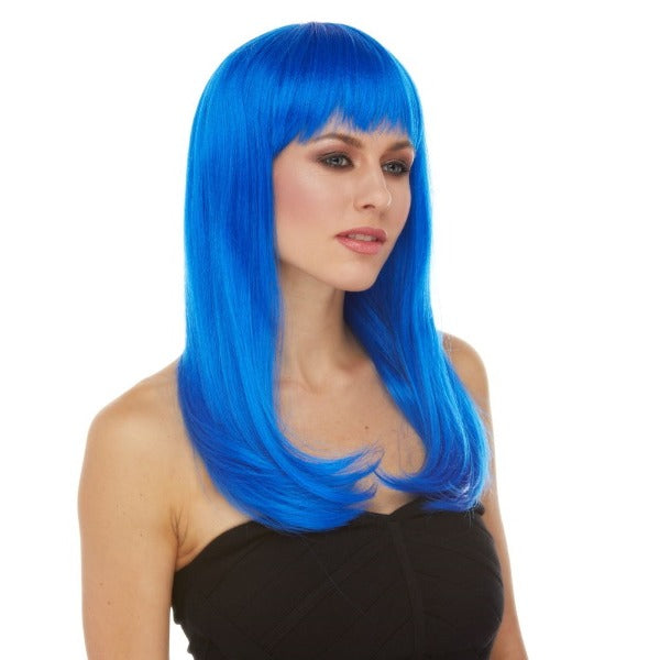 Classy Costume Wig in Dark Blue