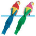 20-Inch Feathered Parrot Decoration, 1 Count