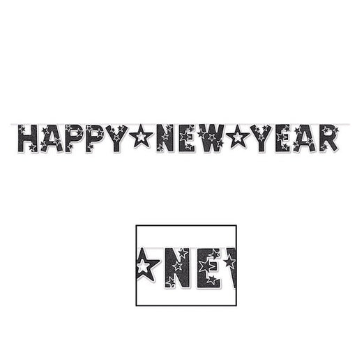 Happy New Year Glitter Streamer