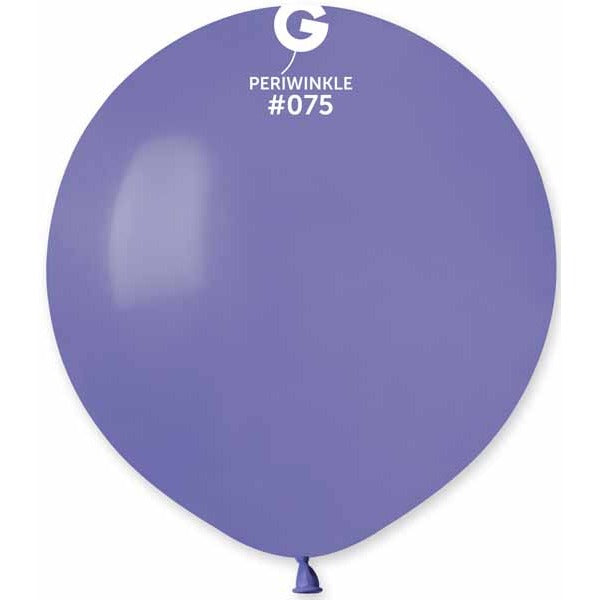Gemar 19-Inch Periwinkle #075 Latex Balloons, 25 Count