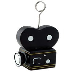 Movie Camera Photo and Balloon Holder