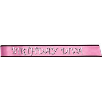 Birthday Diva Sash