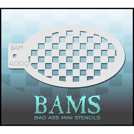 Graftobian Bad Ass Mini Stencil - Checkers