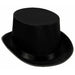 Black Satin Sleek Top Hat