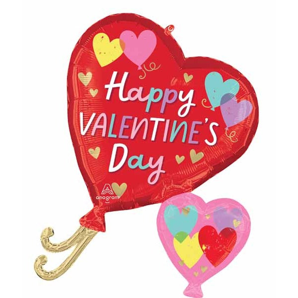 Hearts on Hearts 29" Valentine's Day Foil Balloon