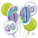 Here's to Your Birthday 60th Birthday Foil Balloon Bouquet