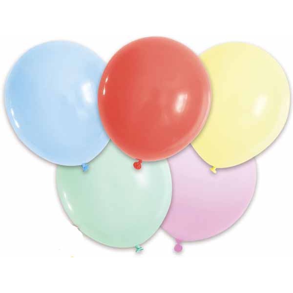 Trico 12-Inch Assorted Pastel Latex Balloons, 10-Pack