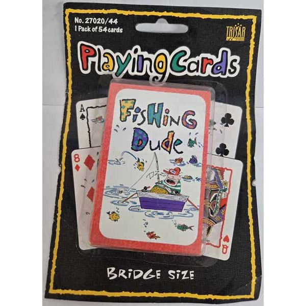 Fishing Dude Playing Cards