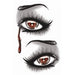 Tinsley Transfers Evil Eye Goth Temporary Tattoo