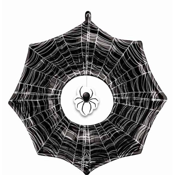 Creepy Spider Web 33-Inch Doo-Dads Foil Balloon