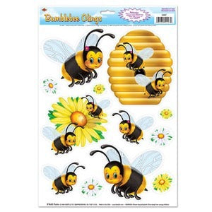 Bumblebee Clings, 12 x 17 Inches
