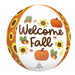 Welcome Fall 16 Inch Orbz Foil Balloon