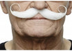 White Costume Moustache, 13 cm x 4 cm