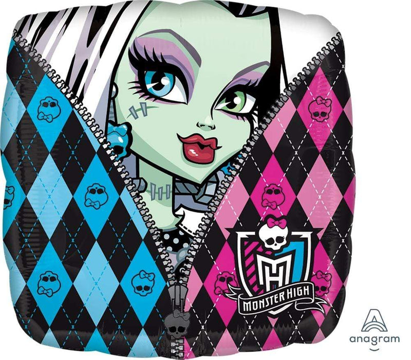 Monster High Mylar Balloon - 18 Inches Tall With Colorful Skull Design