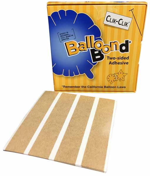 Balloon Bond Double-Sided Balloon Tape, 216 Strips