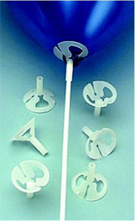 Small Clear Twist-Lock Balloon Cups, 100 Count