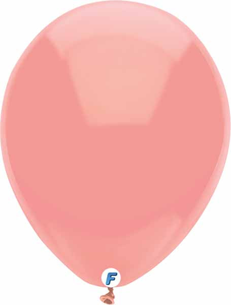 Funsational 12 Inch Coral Latex Balloons, 100 Count