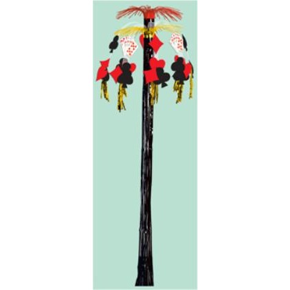 Card Suit Cascade Fountain Casino Party Decoration
