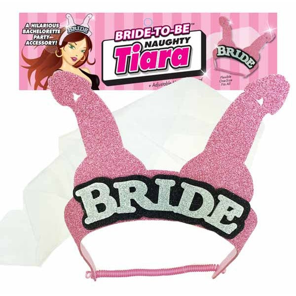 Bride-to-Be Naughty Bridal Tiara Set