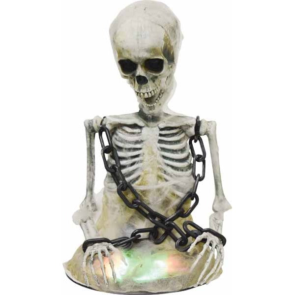 15.7-Inch Tabletop Animated Skeleton Halloween Decoration