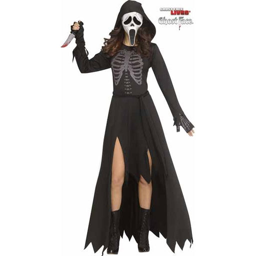 Skele-Stone Ghost Face Adult Costume, Large 12/14