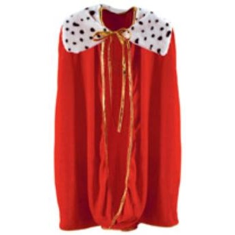 Child's Red King or Queen Costume Robe, 33 Inches