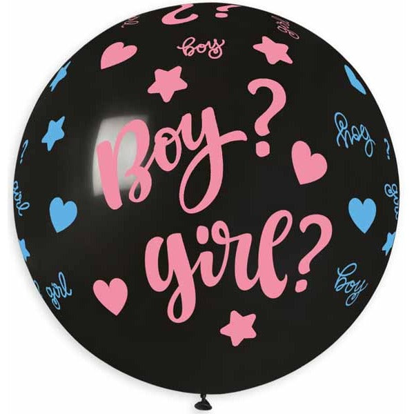 Gemar 31 Inch Boy or Girl Printed Latex Balloon