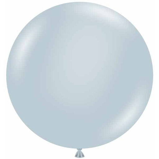 TUFTEX 36-Inch Fog Gray Latex Balloons, 2 Pack