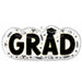 30-Inch Grad Sketched Graduation Foil Balloon