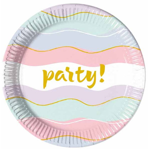 Elegant Party 7.6-Inch Paper Plates, 8 Pack