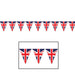 Union Jack Pennant Banner, 11 Inches x 12 Feet