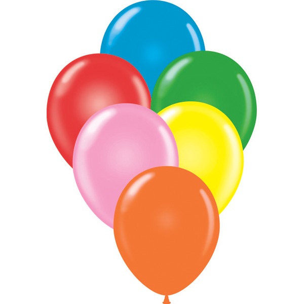 TUFTEX 11-Inch Standard Assorted Latex Balloons, 100 Count