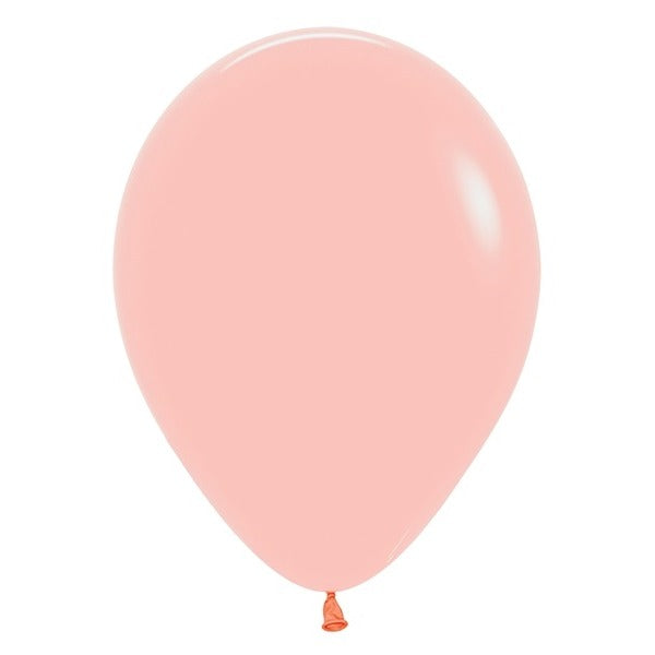 Sempertex 11-Inch Pastel Matte Melon Latex Balloons, 50 Count