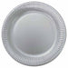 Metallic Silver 9-Inch Paper Plates, 8-Pack