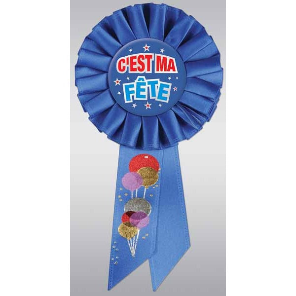 C'est ma fête Deluxe Birthday Rosette