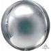 Jumbo Silver Orbz Foil Balloon, 21 Inch