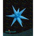 DecoChamp 40-Inch Neon Blue Starburst Foil Balloon