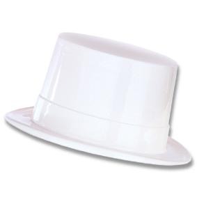 White Plastic Top Hat