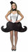 Women's Mustache Costume Set, One Size Adult