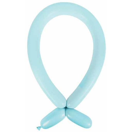 Pastel Blue 260 Latex Modelling Balloons, 100 Pack
