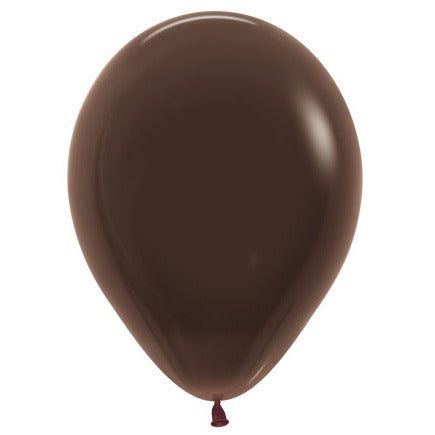 Sempertex Chocolate #076 11" Latex Balloons, 50 Pack