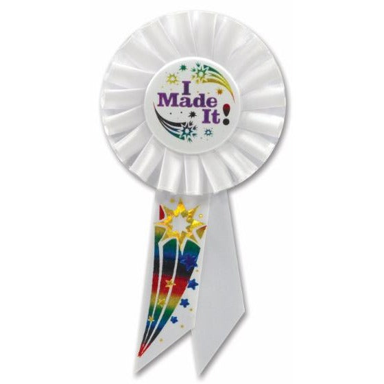 I Made It Celebration Rosette