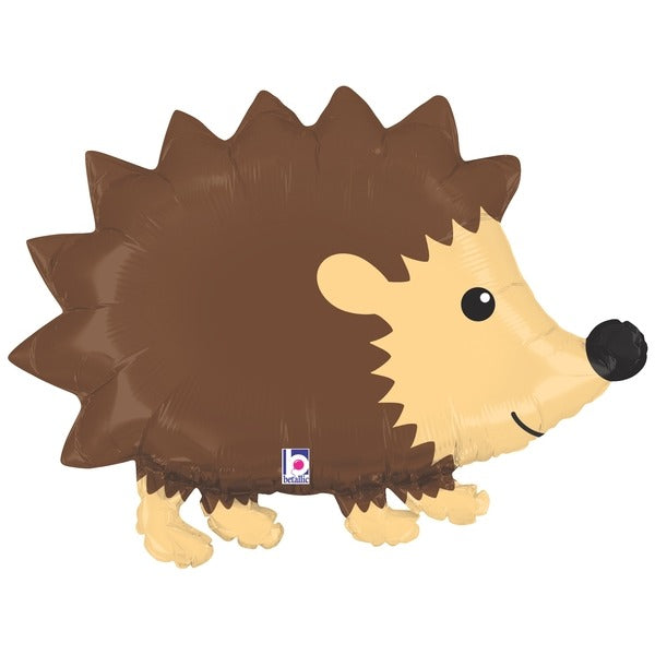 Woodland Hedgehog 30-Inch Foil Balloon
