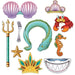 Mermaid Photo Fun Signs, 10-Pack