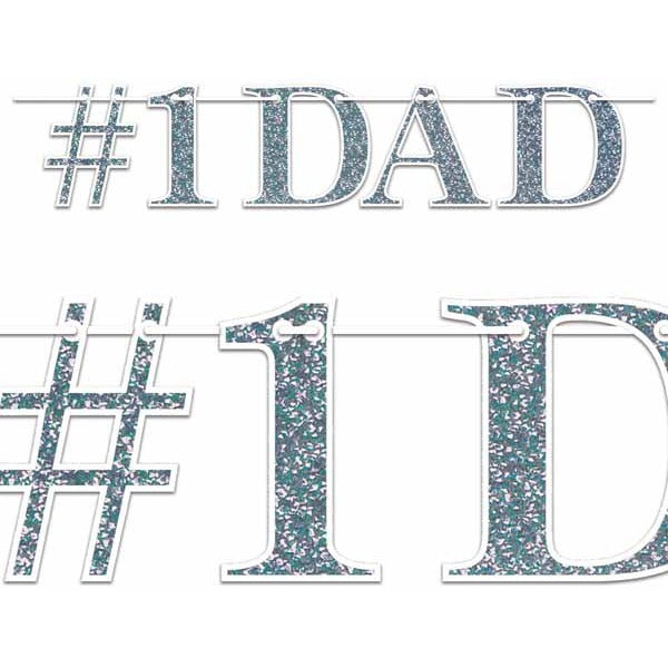 Silver #1 Dad Streamer, 4 ft