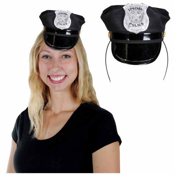 Police Hat Headband, One Size