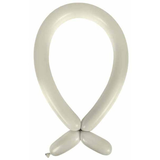 Anagram Fashion Gray 260 Latex Modelling Balloons, 100 Count