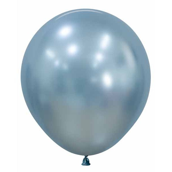 Sempertex Silk Arctic Blue 18-Inch Latex Balloons, 25 Count